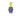Bud'z Astro Bowling Pin Rubber Dog Toy