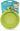 Messy Mutts Silicone Collapsible Travel Dog Bowl, Green, Large