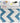 Fresh Kitty Jumbo Foam Cat Litter Mat, Blue & White Chevron, 40-in x 25-in
