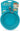 Messy Mutts Silicone Collapsible Travel Dog Bowl, Blue, Large
