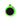 MyFamily Hushtag Circle Aluminum Rubber Pet ID Tag, Black/Green, Medium