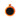 MyFamily Hushtag Circle Aluminum Rubber Pet ID Tag, Black/Orange, Medium