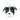 MyFamily Friends American Staffordshire Terrier Pet ID Tag, Black/White, Medium