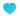 MyFamily Basic Aluminum Heart Pet ID Tag, Light Blue, Big