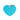 MyFamily Basic Aluminum Heart Pet ID Tag, Light Blue, Big