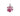 MyFamily Shine Glitter Paw Pet ID Tag, Pink, Medium