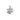 MyFamily Shine Glitter Paw Pet ID Tag, Silver, Medium