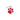 MyFamily Classic Pawprint Pet ID Tag, Red, Medium