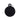 MyFamily Basic Aluminum Circle Pet ID Tag, Black, Big