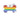MyFamily Bone Pet ID Tag, Rainbow, Large