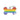 MyFamily Bone Pet ID Tag, Rainbow, Large