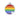 MyFamily Circle Pet ID Tag, Rainbow, Large