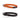Smoochy Poochy Polyvinyl Buckle Style Dog Collar, Orange, 5/8-in x 10.75-13.25-in