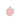 MyFamily Basic Handmade Circle Pet ID Tag, Pink, Medium