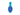 Bud'z Astro Bowling Pin Rubber Dog Toy, Blue, 6-in